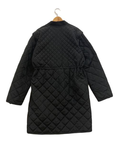 INDIVI（インディヴィ）INDIVI (インディヴィ) 2WAYグラデーションキルトロングコート ブラック サイズ:38の古着・服飾アイテム