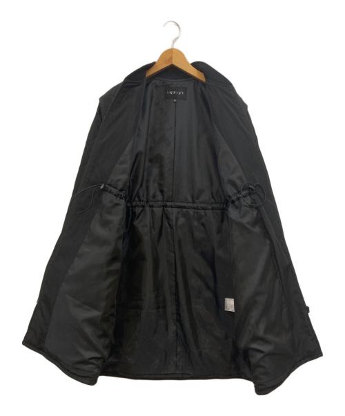 INDIVI（インディヴィ）INDIVI (インディヴィ) 2WAYグラデーションキルトロングコート ブラック サイズ:38の古着・服飾アイテム