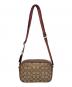 COACH (コーチ) ミニ ジェイミー カメラ バッグ・シグネチャー ジャカード ベージュ：12000円