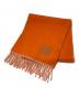 LOEWE（ロエベ）の古着「アナグラム ウールカシミヤマフラー」｜オレンジ
