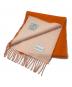 LOEWE (ロエベ) アナグラム ウールカシミヤマフラー オレンジ：14000円