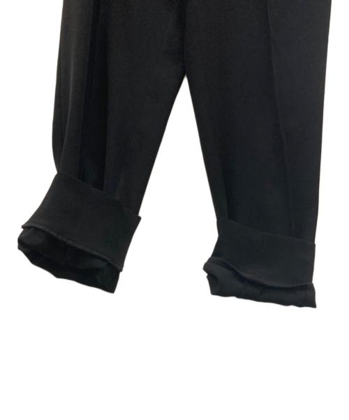 SOEJU（ソージュ）SOEJU (ソージュ) ヴィンテージサテンパンツ ブラック サイズ:Sの古着・服飾アイテム