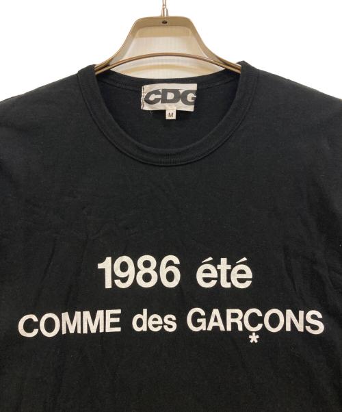 CDG COMME des GARCONS（シーディージー コムデギャルソン）CDG COMME des GARCONS (シーディージー コムデギャルソン) ete (エテ) プリントTシャツ ブラック サイズ:Ｍの古着・服飾アイテム