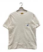 HUMAN MADEヒューマンメイド）の古着「human made the future is in the past ポケットTシャツ」｜ホワイト