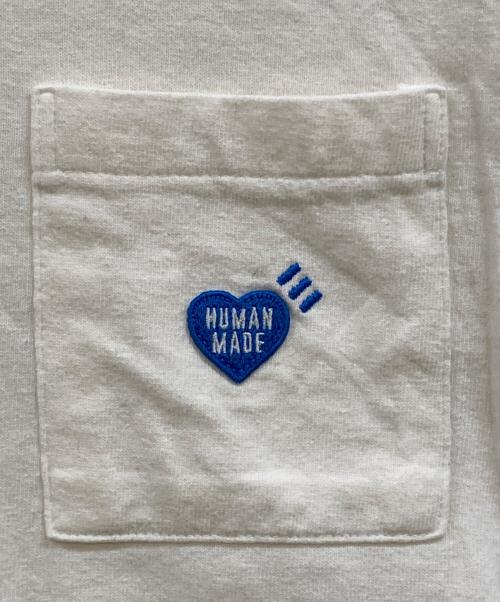 HUMAN MADE（ヒューマンメイド）HUMAN MADE (ヒューマンメイド) human made the future is in the past ポケットTシャツ ホワイト サイズ:Ｍの古着・服飾アイテム