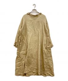 nest Robe（ネストローブ）の古着「リネンブラウスワンピース」｜ベージュ