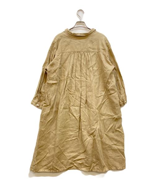nest Robe（ネストローブ）nest Robe (ネストローブ) リネンブラウスワンピース ベージュ サイズ:下記参照の古着・服飾アイテム