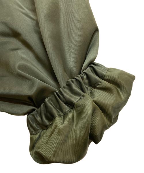 journal standard luxe（ジャーナルスタンダード ラックス）journal standard luxe (ジャーナルスタンダード ラックス) ヴィンテージナイロンツイルナカワタ ハーフコート グリーン サイズ:FREEの古着・服飾アイテム