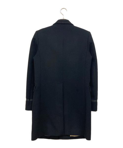 N.HOOLYWOOD（エヌ ハリウッド）N.HOOLYWOOD (エヌ ハリウッド) 切替メルトンチェスターコート ブラック サイズ:36の古着・服飾アイテム