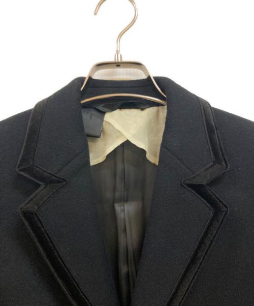 N.HOOLYWOOD（エヌ ハリウッド）N.HOOLYWOOD (エヌ ハリウッド) 切替メルトンチェスターコート ブラック サイズ:36の古着・服飾アイテム