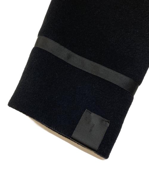 N.HOOLYWOOD（エヌ ハリウッド）N.HOOLYWOOD (エヌ ハリウッド) 切替メルトンチェスターコート ブラック サイズ:36の古着・服飾アイテム