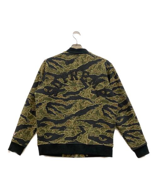 Champion（チャンピオン）Champion (チャンピオン) SUPREME (シュプリーム) タイガーカモブルゾン グリーン サイズ:Sの古着・服飾アイテム