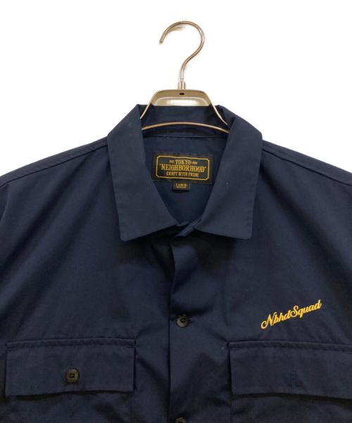 NEIGHBORHOOD（ネイバーフッド）NEIGHBORHOOD (ネイバーフッド) CLASSIC WORK/EC-SHIRT.SS ネイビー サイズ:Ｌの古着・服飾アイテム
