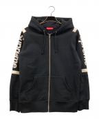SUPREMEシュプリーム）の古着「Sideline Hooded Track Zip Up」｜ブラック