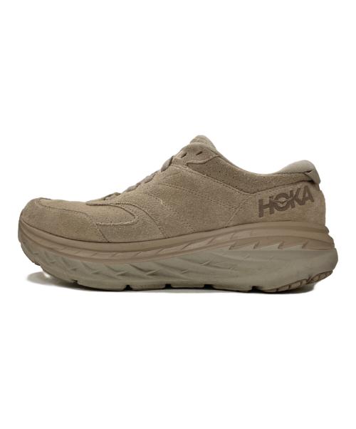 HOKAONEONE（ホカオネオネ）HOKAONEONE (ホカオネオネ) BONDI L SUEDE ベージュ サイズ:27.5㎝の古着・服飾アイテム