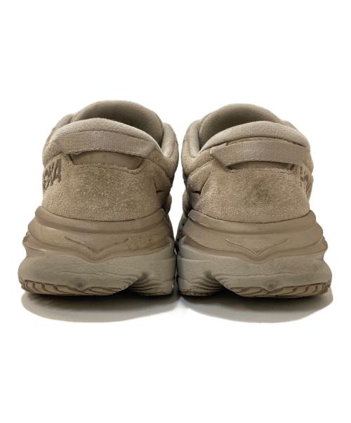 HOKAONEONE（ホカオネオネ）HOKAONEONE (ホカオネオネ) BONDI L SUEDE ベージュ サイズ:27.5㎝の古着・服飾アイテム