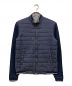 RALPH LAUREN Purple Labelラルフ ローレン パープル レーベル）の古着「リバーシブル中綿パファージャケット」｜グレー×ネイビー