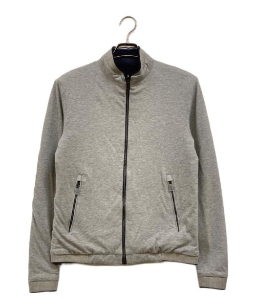 RALPH LAUREN Purple Label（ラルフ ローレン パープル レーベル）RALPH LAUREN PURPLE LABEL (ラルフ ローレン パープル レーベル) リバーシブル中綿パファージャケット グレー×ネイビー サイズ:Sの古着・服飾アイテム