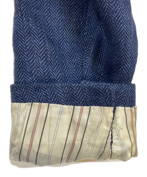 POLO RALPH LAUREN（ポロ・ラルフローレン）POLO RALPH LAUREN (ポロ・ラルフローレン) リネンヘリンボーン 3Bテーラードジャケット ブルー サイズ:38Sの古着・服飾アイテム