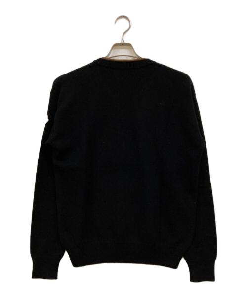 MONCLER（モンクレール）MONCLER (モンクレール) GIROCOLLO TRICOT カシミヤニット ブラック サイズ:Mの古着・服飾アイテム