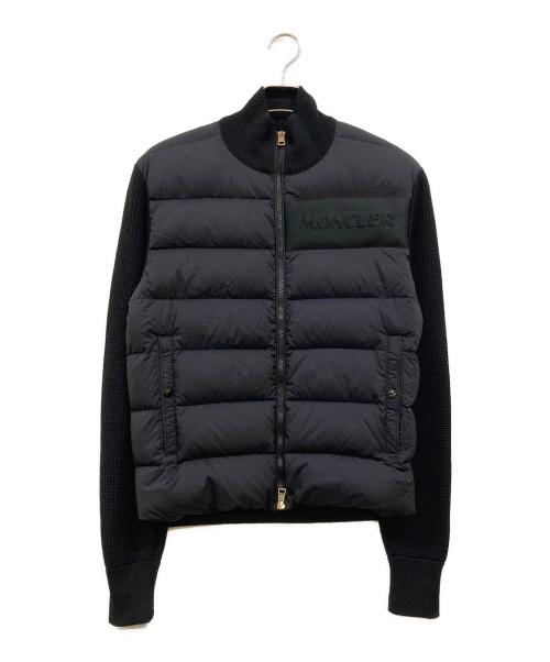 MONCLER（モンクレール）MONCLER (モンクレール) CARDIGAN TRICOT ダウンジャケット ブラック サイズ:Mの古着・服飾アイテム