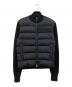 MONCLER（モンクレール）の古着「CARDIGAN TRICOT ダウンジャケット」｜ブラック