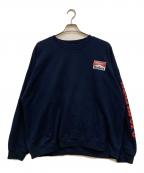 GILDANギルダン）の古着「スネークパス マルボロプリントスウェット」｜ネイビー