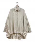 LE PHILル フィル）の古着「タイプライターブラウス」｜グレー