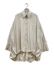 LE PHIL（ル フィル）の古着「タイプライターブラウス」｜グレー