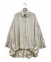 LE PHIL（ル フィル）の古着「タイプライターブラウス」｜グレー