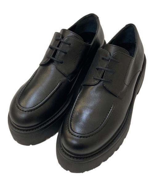 PALOMA BARCELO（パロマバルセロ）paloma barcelo (パロマバルセロ) Drawer (ドゥロワー) ボリュームソールレースアップシューズ ブラック サイズ:37の古着・服飾アイテム