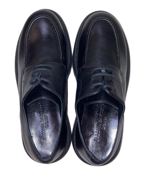 PALOMA BARCELO（パロマバルセロ）paloma barcelo (パロマバルセロ) Drawer (ドゥロワー) ボリュームソールレースアップシューズ ブラック サイズ:37の古着・服飾アイテム