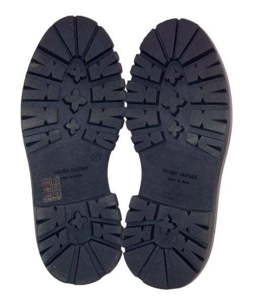 PALOMA BARCELO（パロマバルセロ）paloma barcelo (パロマバルセロ) Drawer (ドゥロワー) ボリュームソールレースアップシューズ ブラック サイズ:37の古着・服飾アイテム