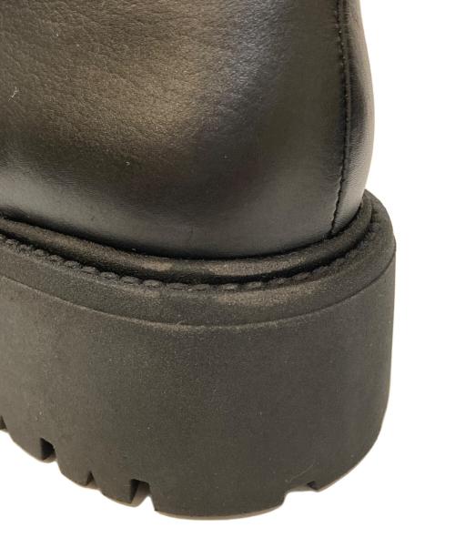 PALOMA BARCELO（パロマバルセロ）paloma barcelo (パロマバルセロ) Drawer (ドゥロワー) ボリュームソールレースアップシューズ ブラック サイズ:37の古着・服飾アイテム