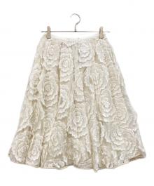 N°21（ヌメロヴェントゥーノ）の古着「フラワーレーススカート」｜ホワイト