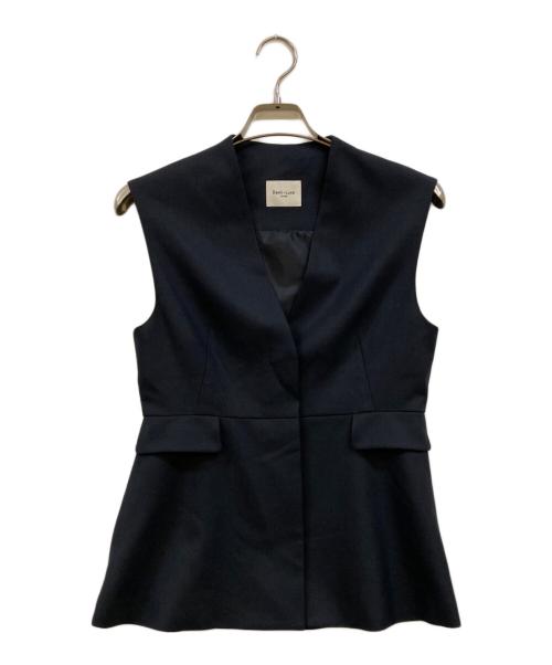 Demi-Luxe Beams（デミルクス ビームス）Demi-Luxe Beams (デミルクス ビームス) ツイル ペプラム ジレ ネイビー サイズ:38 未使用品の古着・服飾アイテム