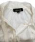 中古・古着 DRAWER (ドゥロワー) シルク比翼ボウタイシャツ ホワイト サイズ:38：20000円