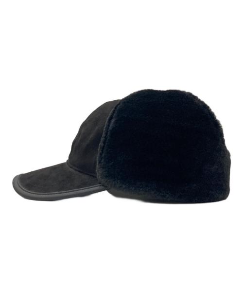 SUPREME（シュプリーム）Supreme (シュプリーム) Shearling Earflap 6-Panel Cap ブラック サイズ:S/Mの古着・服飾アイテム