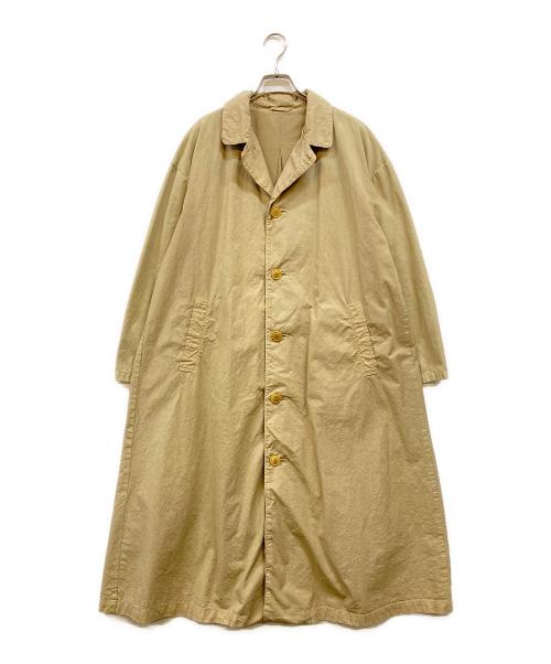 nest Robe（ネストローブ）nest Robe (ネストローブ) スーピマコットンステンカラーコート ベージュ サイズ:Fの古着・服飾アイテム