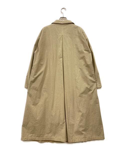 nest Robe（ネストローブ）nest Robe (ネストローブ) スーピマコットンステンカラーコート ベージュ サイズ:Fの古着・服飾アイテム