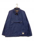 Abercrombie & Fitchアバクロンビー アンド フィッチ）の古着「ハーフジップダックアノラックプルオーバー」｜ネイビー