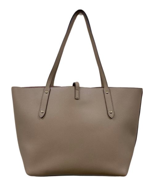 COACH（コーチ）COACH (コーチ) マーケット レザートートバッグ ベージュの古着・服飾アイテム