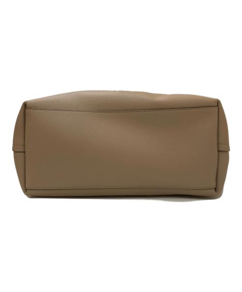 COACH（コーチ）COACH (コーチ) マーケット レザートートバッグ ベージュの古着・服飾アイテム