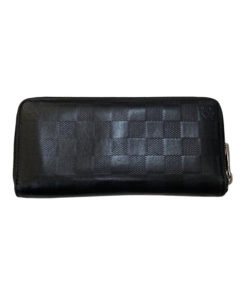 LOUIS VUITTON（ルイ ヴィトン）LOUIS VUITTON (ルイ ヴィトン) ダミエ・アンフィニ ジッピーウォレット ブラックの古着・服飾アイテム