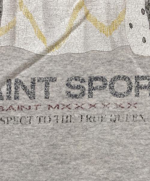 SAINT MICHAEL（セントマイケル）SAINT MICHAEL (セントマイケル) SS TEE / TRUE QUEEN グレー サイズ:Ｍの古着・服飾アイテム