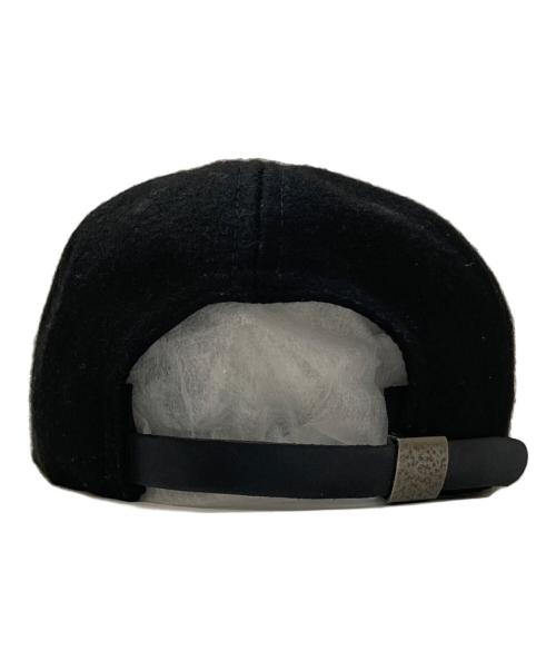 CDG COMME des GARCONS（シーディージー コムデギャルソン）CDG COMME des GARCONS (シーディージー コムデギャルソン) EBBETS FIELD FLANNELS (エベッツフィールドフランネルズ) 別注 ウールフランネルキャップ ブラックの古着・服飾アイテム