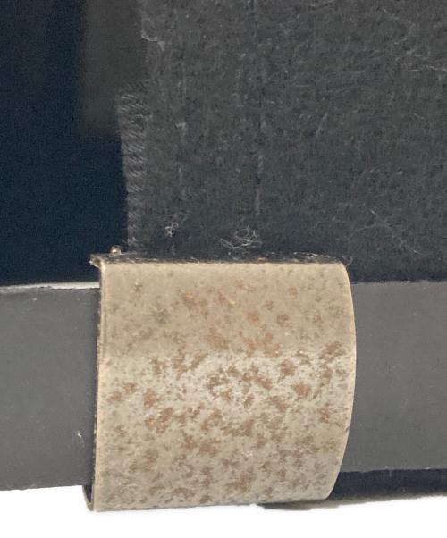 CDG COMME des GARCONS（シーディージー コムデギャルソン）CDG COMME des GARCONS (シーディージー コムデギャルソン) EBBETS FIELD FLANNELS (エベッツフィールドフランネルズ) 別注 ウールフランネルキャップ ブラックの古着・服飾アイテム