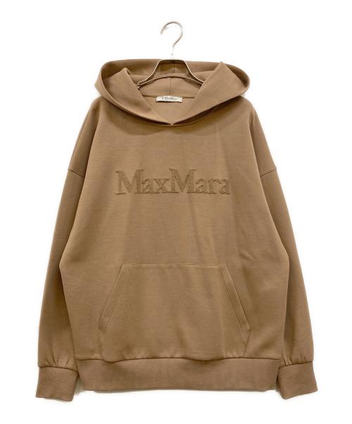 'S Max Mara（エスマックスマーラ）'S Max Mara (エスマックスマーラ) サポーレコットンフーディ ブラウン サイズ:Sの古着・服飾アイテム