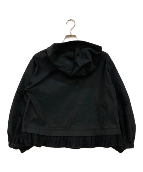 ANAYI（アナイ）ANAYI (アナイ) グログランタフタ×チュールブルゾン ブラック サイズ:38の古着・服飾アイテム