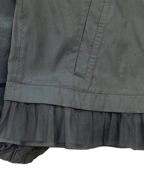 ANAYI（アナイ）ANAYI (アナイ) グログランタフタ×チュールブルゾン ブラック サイズ:38の古着・服飾アイテム